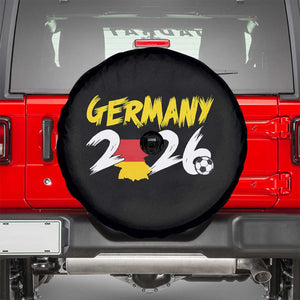 Deutschland Flag German Pride Spare Tire Cover Germany Soccer Lover Football Fans TS14 Black Print Your Wear