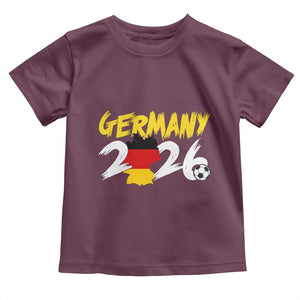Deutschland Flag German Pride Toddler T Shirt Germany Soccer Lover Football Fans