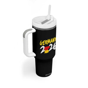 Deutschland Flag German Pride Tumbler With Handle Germany Soccer Lover Football Fans TS14 Print Your Wear