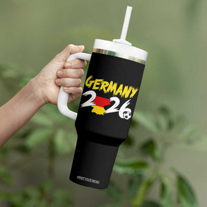 Deutschland Flag German Pride Tumbler With Handle Germany Soccer Lover Football Fans TS14 Print Your Wear