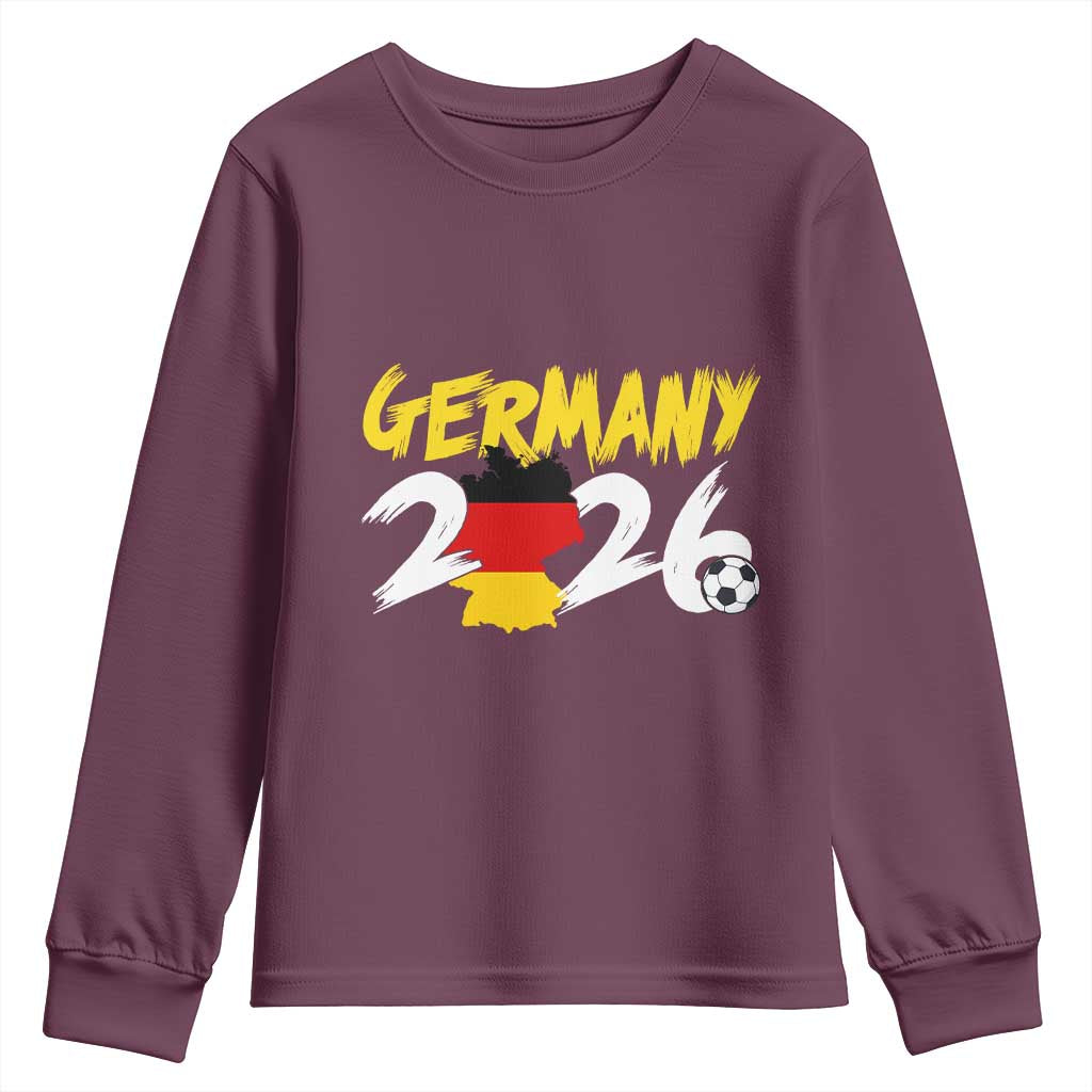 Deutschland Flag German Pride Youth Sweatshirt Germany Soccer Lover Football Fans
