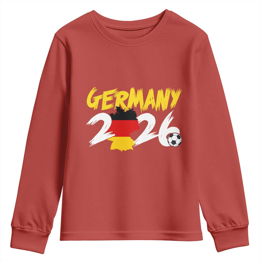 Deutschland Flag German Pride Youth Sweatshirt Germany Soccer Lover Football Fans