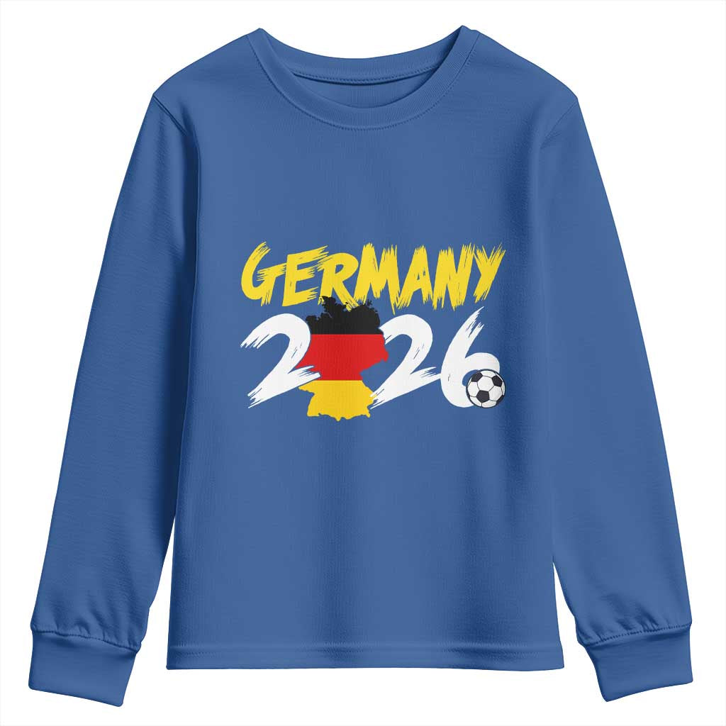 Deutschland Flag German Pride Youth Sweatshirt Germany Soccer Lover Football Fans
