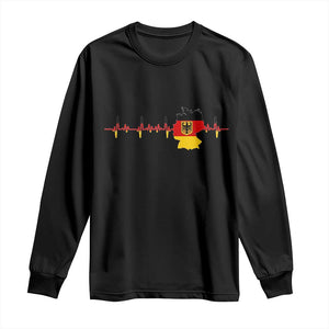 Deutschland Flag Eagle Vintage German Heritage Pride Long Sleeve Shirt