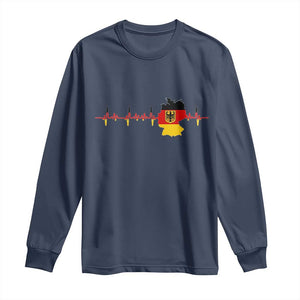 Deutschland Flag Eagle Vintage German Heritage Pride Long Sleeve Shirt