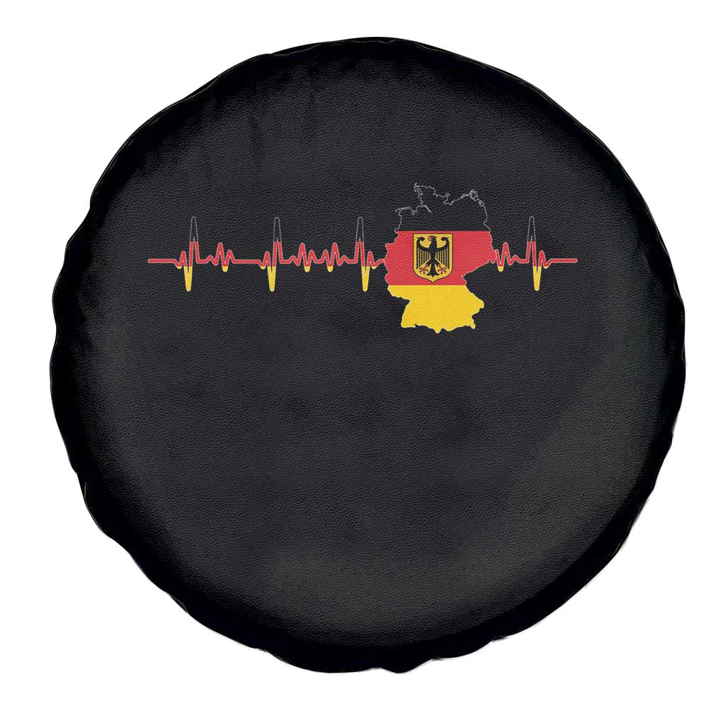 Deutschland Flag Eagle Vintage German Heritage Pride Spare Tire Cover TS14 Print Your Wear