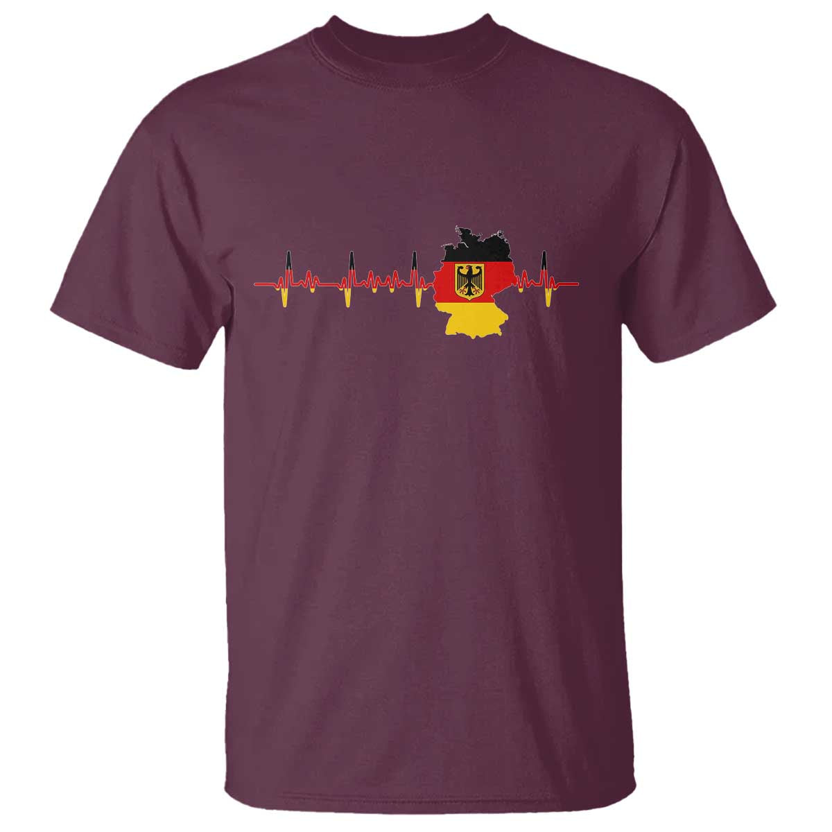 Deutschland Flag Eagle Vintage German Heritage Pride T Shirt