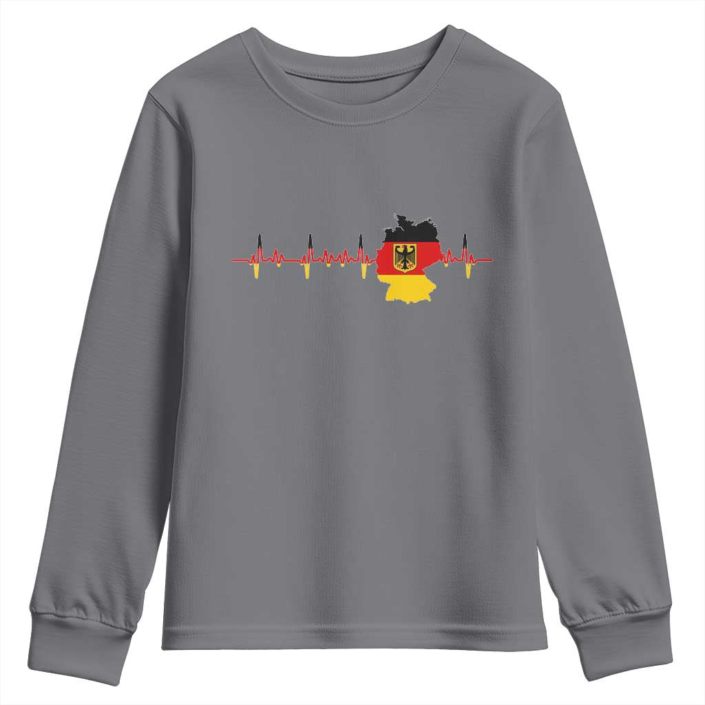Deutschland Flag Eagle Vintage German Heritage Pride Youth Sweatshirt