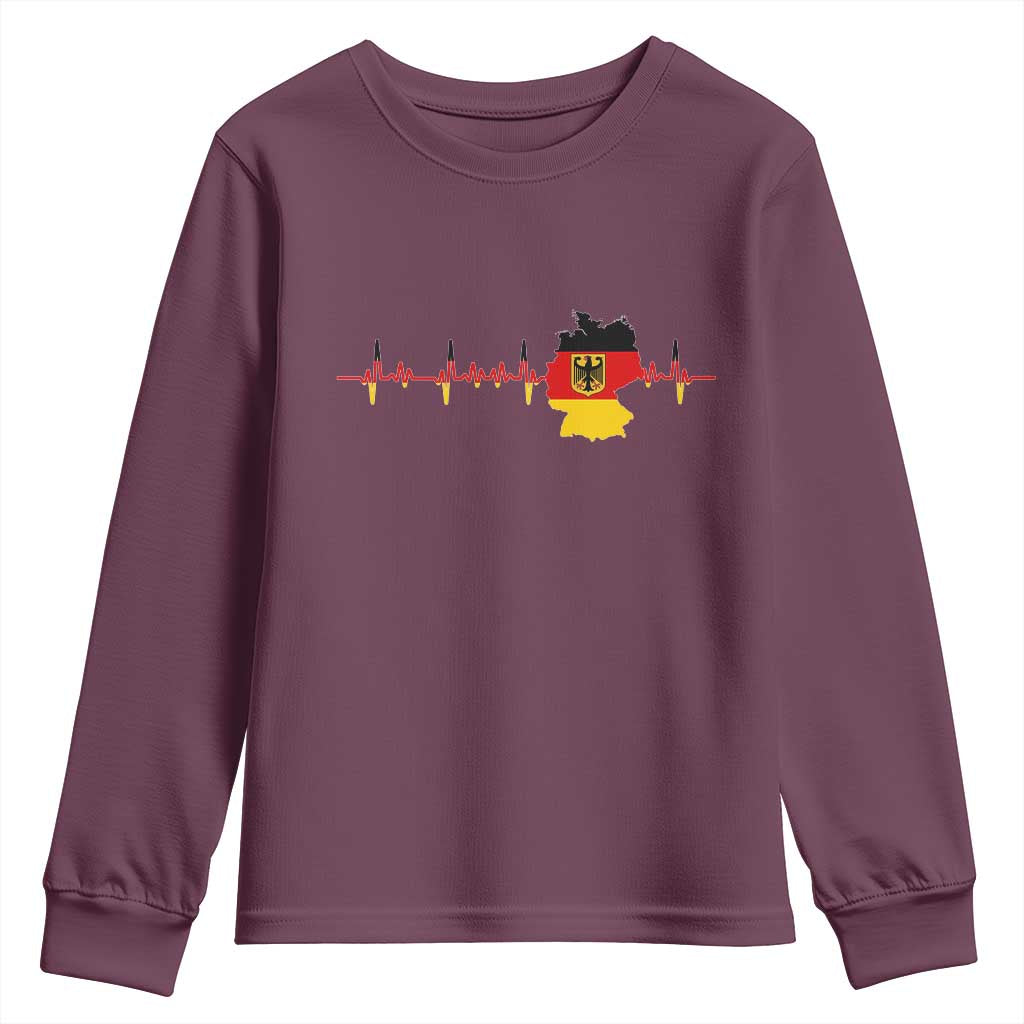 Deutschland Flag Eagle Vintage German Heritage Pride Youth Sweatshirt