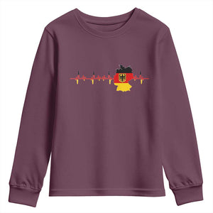 Deutschland Flag Eagle Vintage German Heritage Pride Youth Sweatshirt