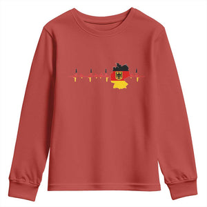 Deutschland Flag Eagle Vintage German Heritage Pride Youth Sweatshirt