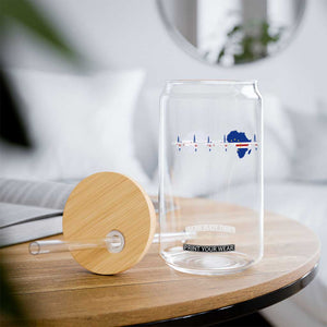 Germany Heartbeat EKG Deutschland Flag Map Glass Can TS14 Print Your Wear