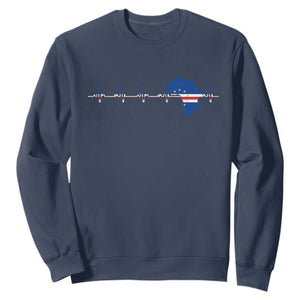 Germany Heartbeat EKG Deutschland Flag Map Sweatshirt