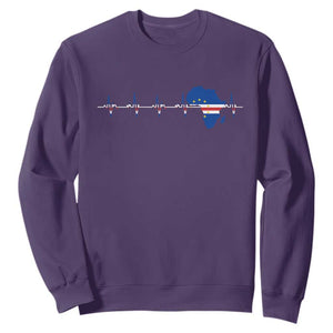 Germany Heartbeat EKG Deutschland Flag Map Sweatshirt