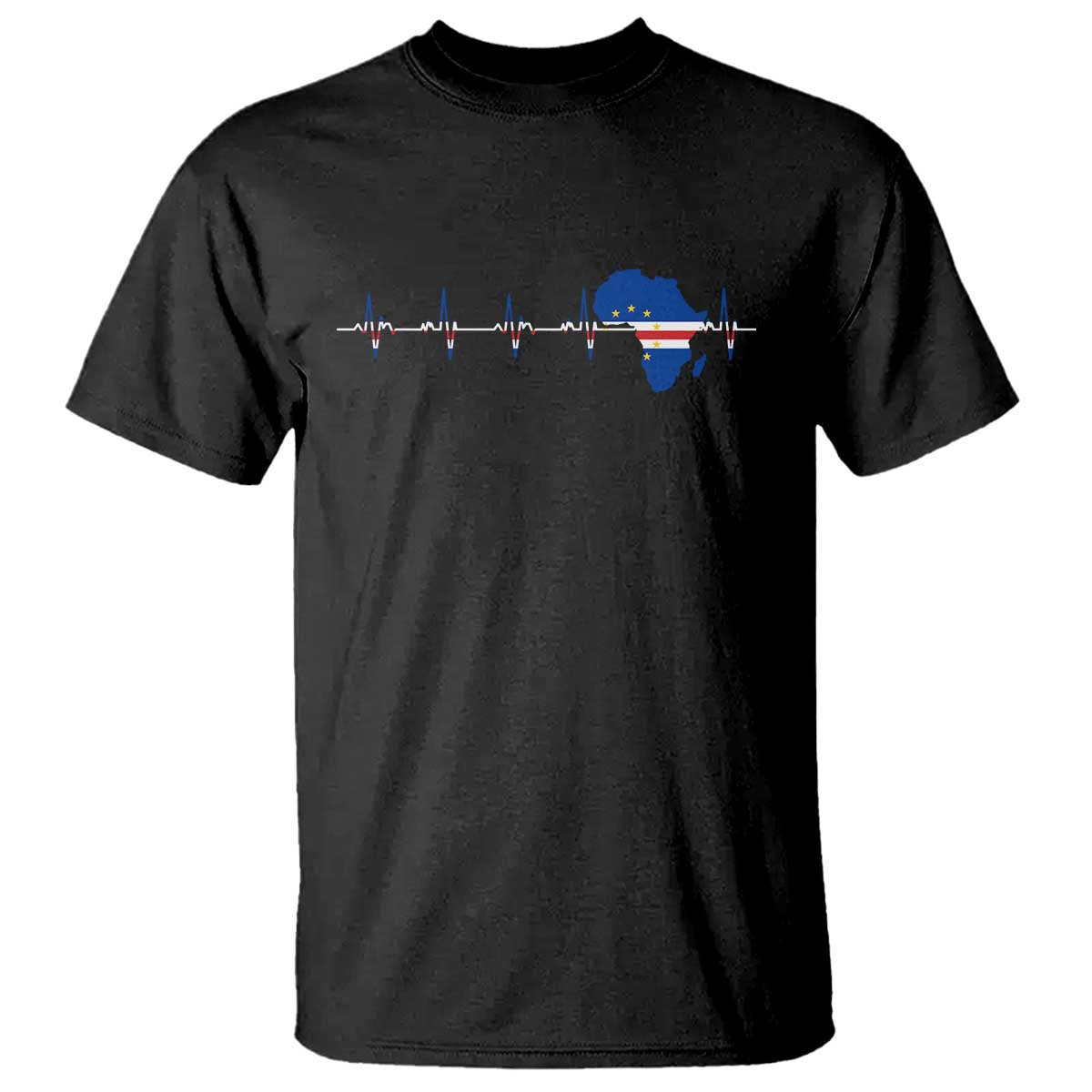 Germany Heartbeat EKG Deutschland Flag Map T Shirt TS14 Black Print Your Wear