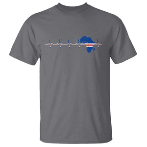 Germany Heartbeat EKG Deutschland Flag Map T Shirt