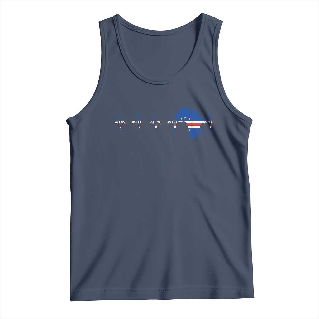 Germany Heartbeat EKG Deutschland Flag Map Tank Top
