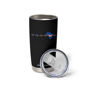 Germany Heartbeat EKG Deutschland Flag Map Tumbler Cup TS14 Print Your Wear
