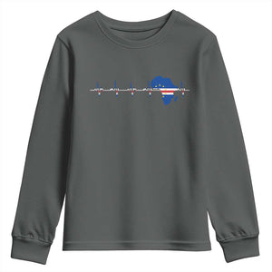 Germany Heartbeat EKG Deutschland Flag Map Youth Sweatshirt