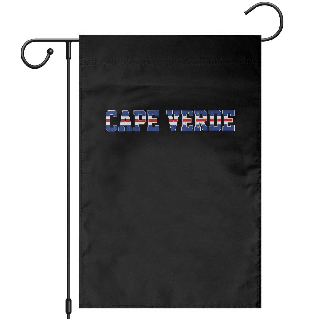 Cabo Verde Flag Cabo Verdean Pride Garden Flag TS14 Black Print Your Wear