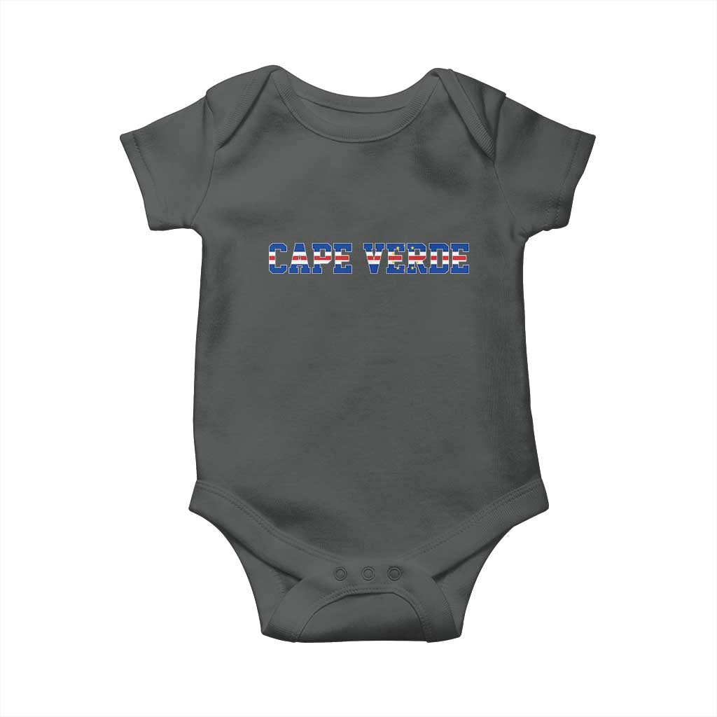 Cabo Verde Flag Cabo Verdean Pride Baby Onesie