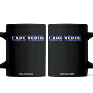 Cabo Verde Flag Cabo Verdean Pride Coffee Mug TS14 Black Print Your Wear