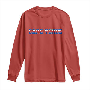 Cabo Verde Flag Cabo Verdean Pride Long Sleeve Shirt