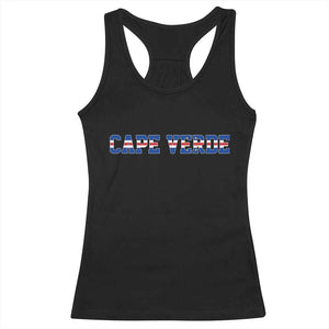 Cabo Verde Flag Cabo Verdean Pride Racerback Tank Top