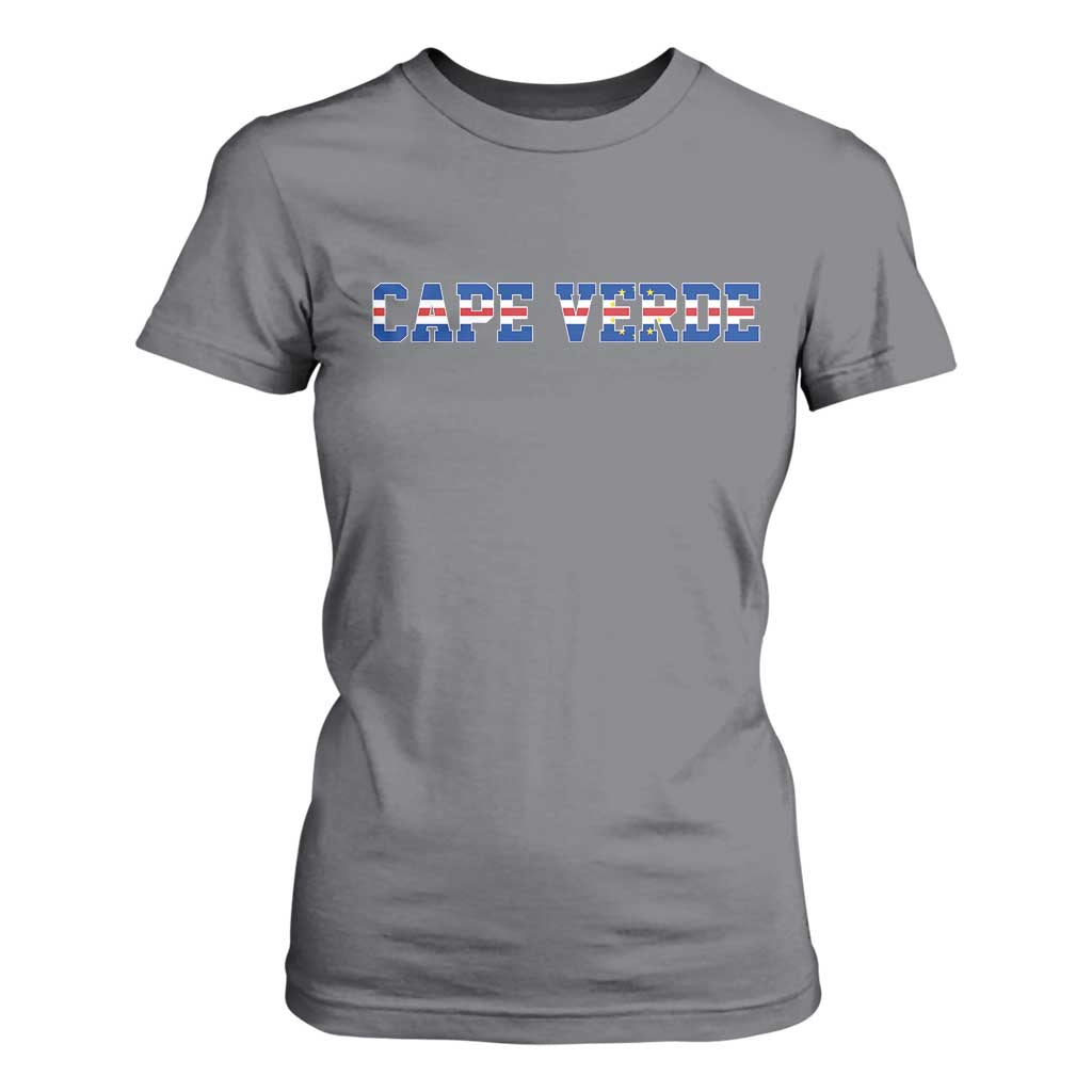 Cabo Verde Flag Cabo Verdean Pride T Shirt For Women