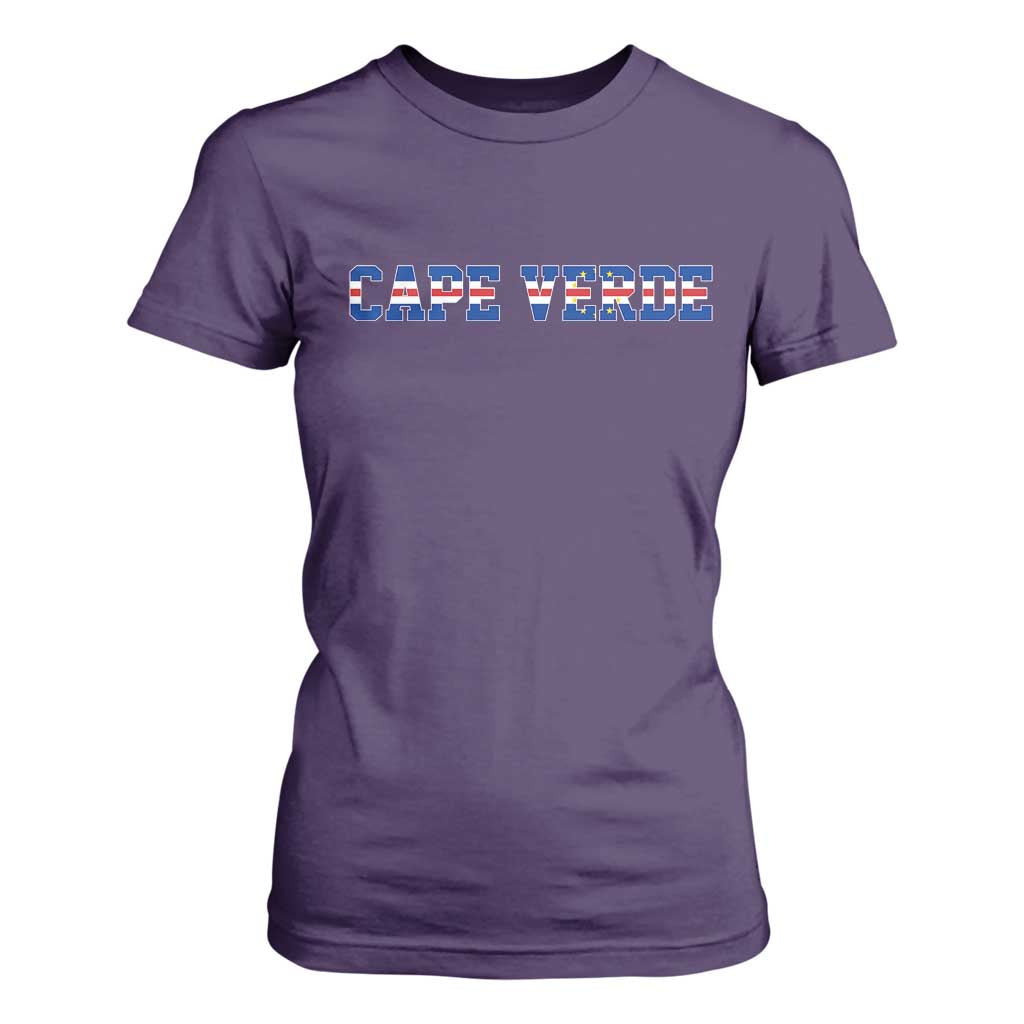 Cabo Verde Flag Cabo Verdean Pride T Shirt For Women