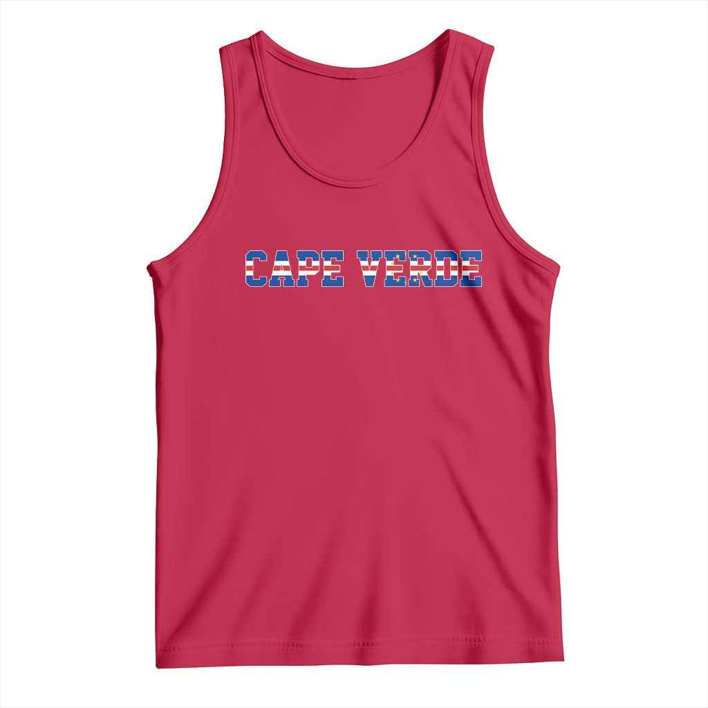 Cabo Verde Flag Cabo Verdean Pride Tank Top