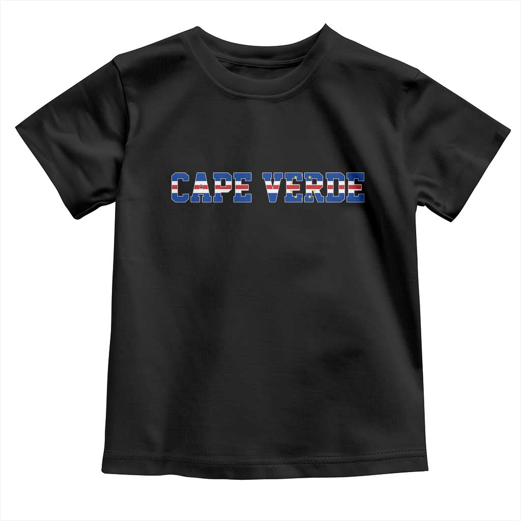 Cabo Verde Flag Cabo Verdean Pride Toddler T Shirt