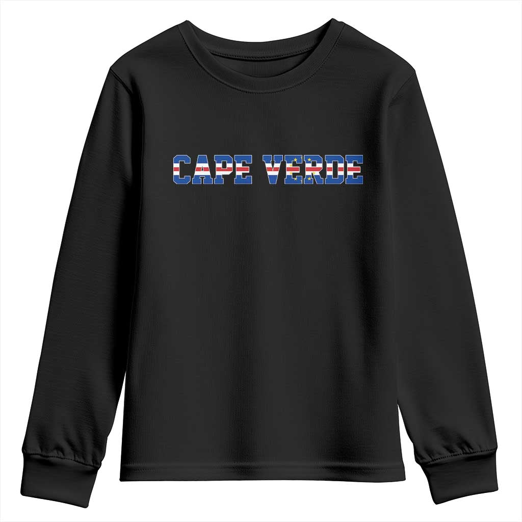 Cabo Verde Flag Cabo Verdean Pride Youth Sweatshirt