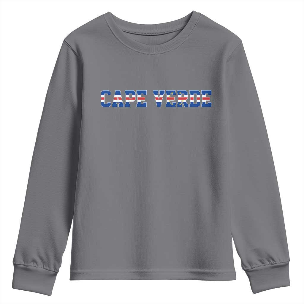 Cabo Verde Flag Cabo Verdean Pride Youth Sweatshirt