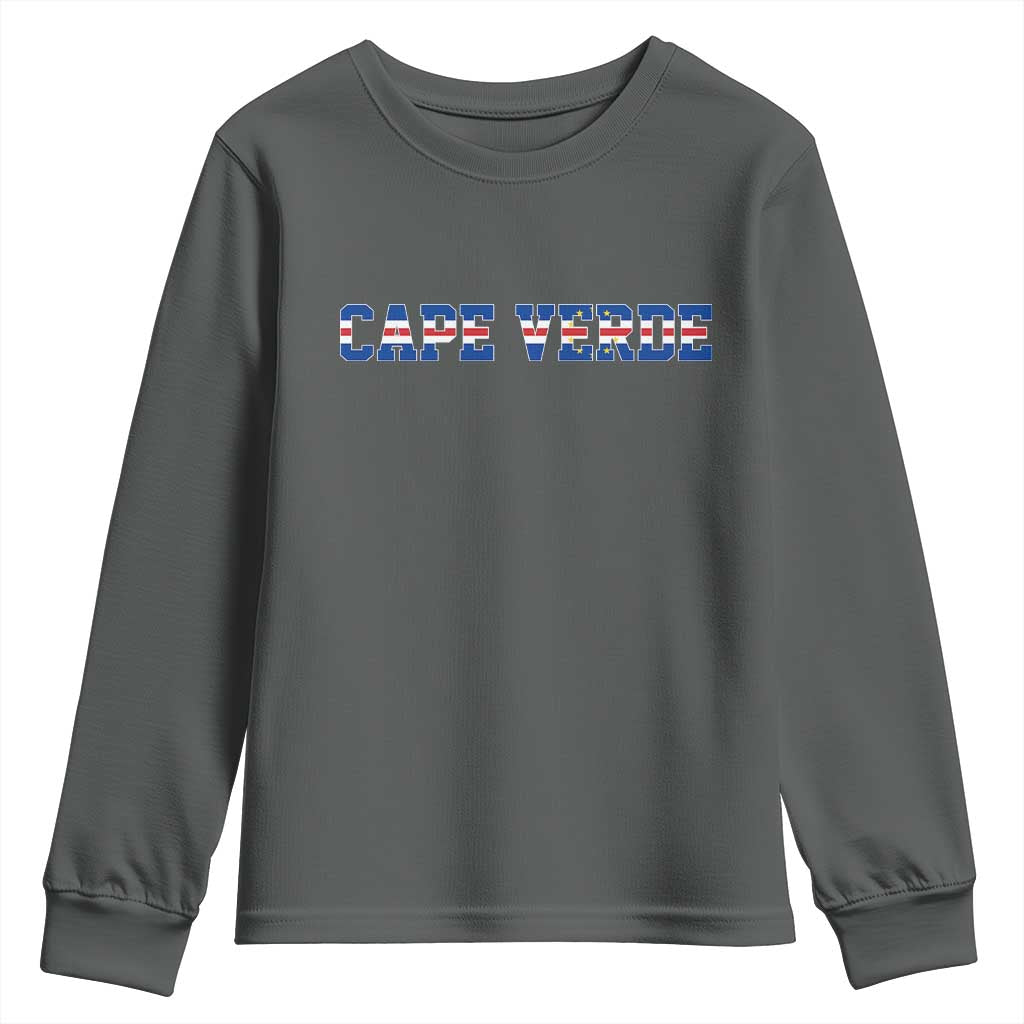 Cabo Verde Flag Cabo Verdean Pride Youth Sweatshirt