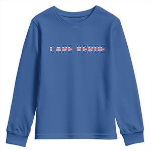 Cabo Verde Flag Cabo Verdean Pride Youth Sweatshirt