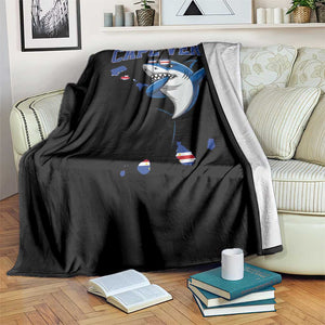 Cape Verde Flag Map Shark Cape Verdean Roots Throw Blanket TS14 Print Your Wear