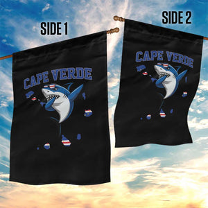 Cape Verde Flag Map Shark Cape Verdean Roots Garden Flag TS14 Print Your Wear
