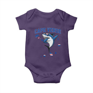 Cape Verde Flag Map Shark Cape Verdean Roots Baby Onesie