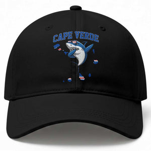 Cape Verde Flag Map Shark Cape Verdean Roots Baseball Cap