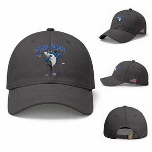 Cape Verde Flag Map Shark Cape Verdean Roots Baseball Cap