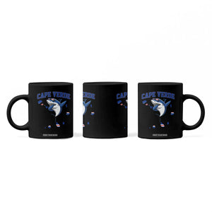 Cape Verde Flag Map Shark Cape Verdean Roots Coffee Mug TS14 Print Your Wear