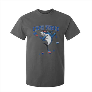 Cape Verde Flag Map Shark Cape Verdean Roots T Shirt For Kid