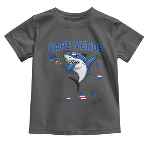 Cape Verde Flag Map Shark Cape Verdean Roots Toddler T Shirt