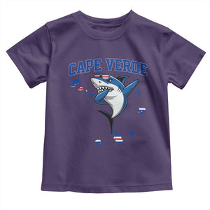 Cape Verde Flag Map Shark Cape Verdean Roots Toddler T Shirt