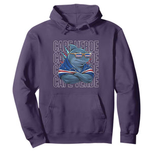 Cape Verde Flag Shark Cape Verdean Roots Cabo Verde Hoodie