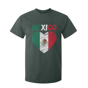 Mexican Flag Heart Mexico City Independence Day Gift T Shirt For Kid TS14 Print Your Wear