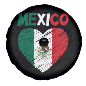 Mexican Flag Heart Mexico City Independence Day Gift Spare Tire Cover TS14 Print Your Wear