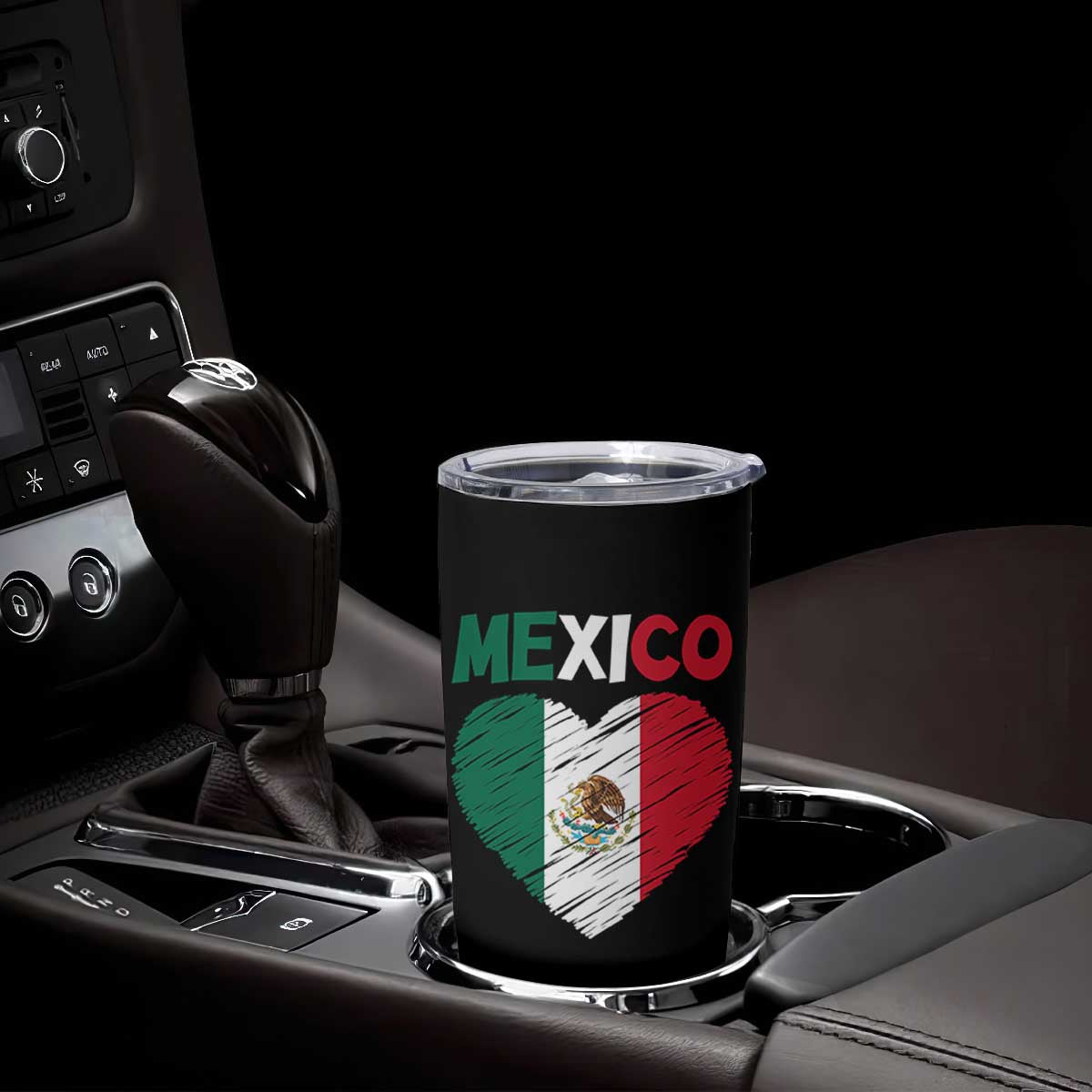 Mexican Flag Heart Mexico City Independence Day Gift Tumbler Cup TS14 Print Your Wear