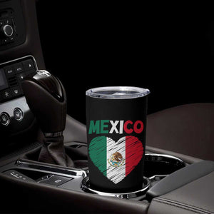 Mexican Flag Heart Mexico City Independence Day Gift Tumbler Cup TS14 Print Your Wear